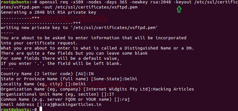 FTP penetration testing Ubuntu