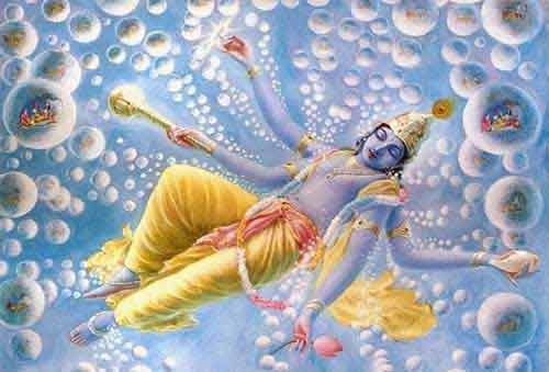 Creation Story Associated With Hindu God Vishnu
