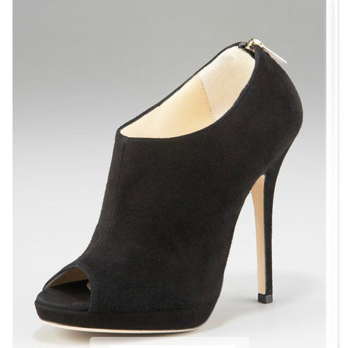 new website for your fashion: Jimmy Choo Peep-Toe Ankle Boot