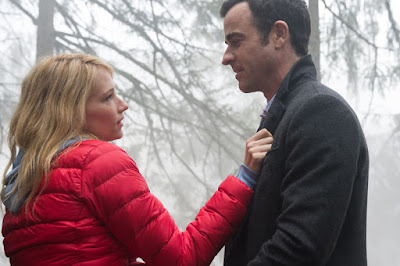 Haley Bennett and Justin Theroux in The Girl on the Train