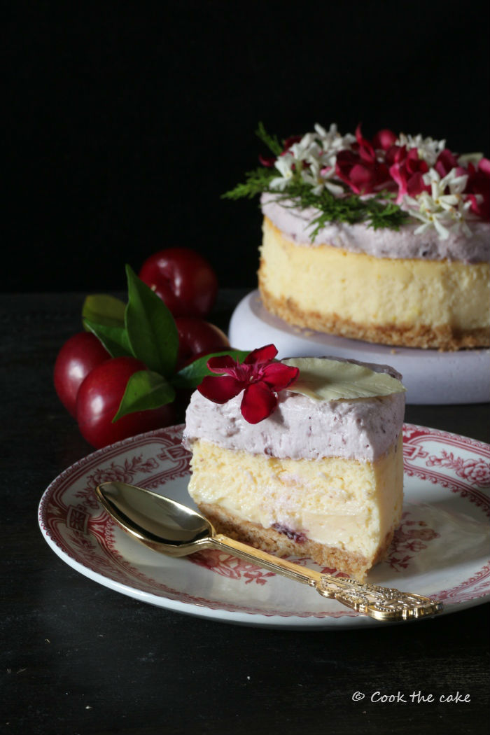 plum-cheesecake, cheesecake-de-ciruelas
