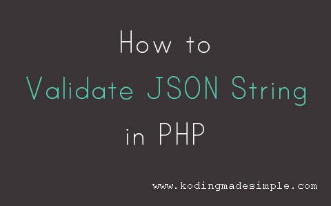 php-validate-json-string-format