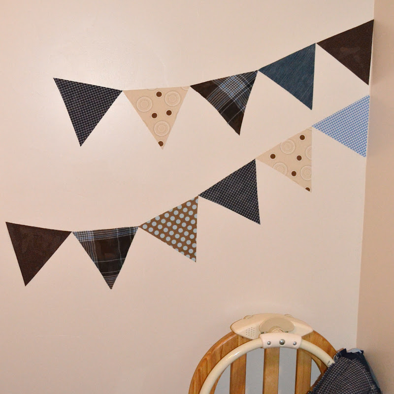 Sewing Our Life Together DIY Bunting Wall Decals
