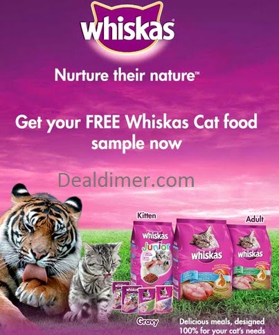 Free Whiskas Cat Food Sample – WeR4Pets