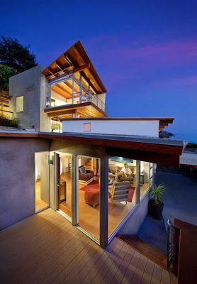 decora y disena: Casa Moderna de Playa con vistas a Laguna Beach California