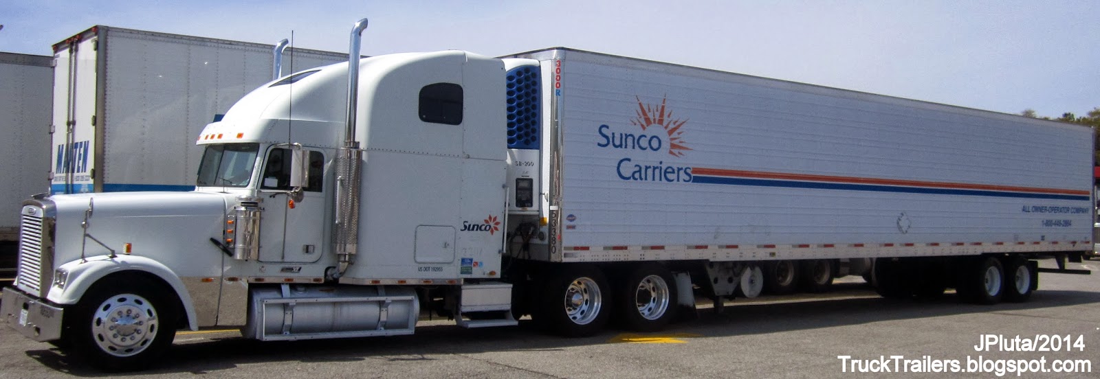 TRUCK TRAILER Transport Express Freight Logistic Diesel Mack Peterbilt