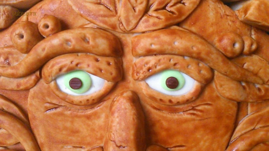 Tarta reloj espíritu del bosque