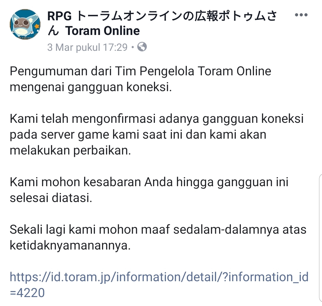 Toram Online Indonesia Created by Ucing Toram Online Indonesia