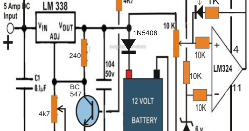 How to Build an Automatic 6 volt, 12 volt, 24 volt Lead Acid Battery