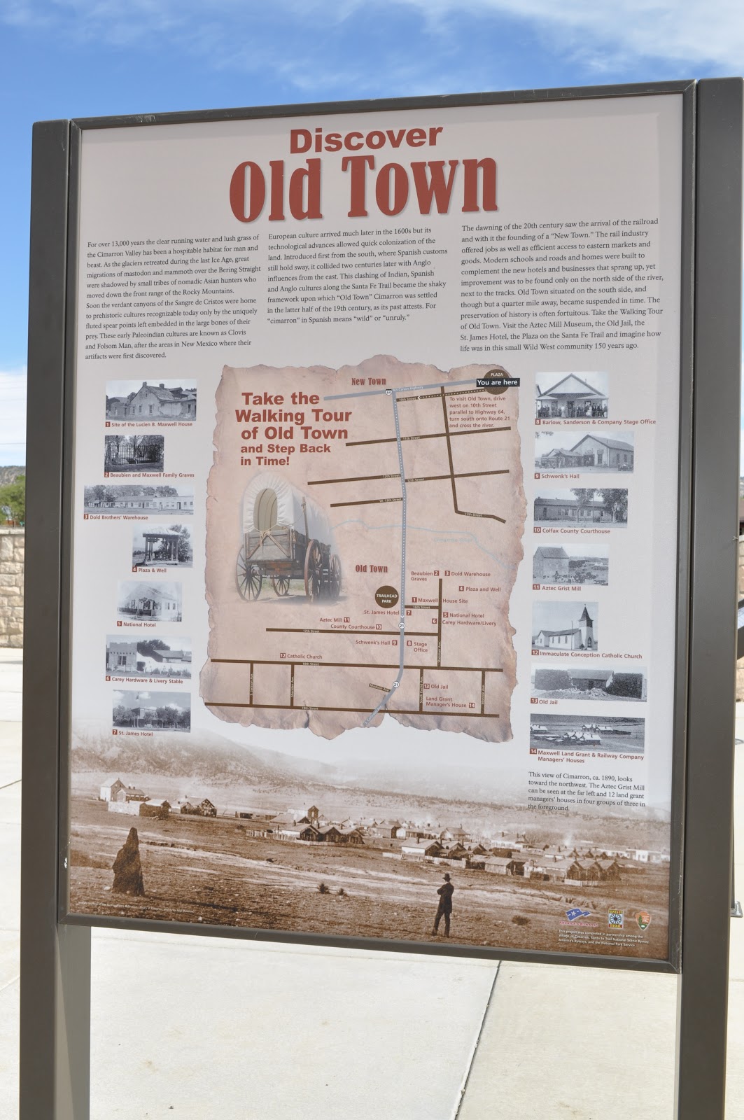 North to Alaska... Day 2 Cimarron, New Mexico...Where the West is