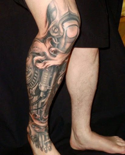 Biomecânica Perna Tatuagem