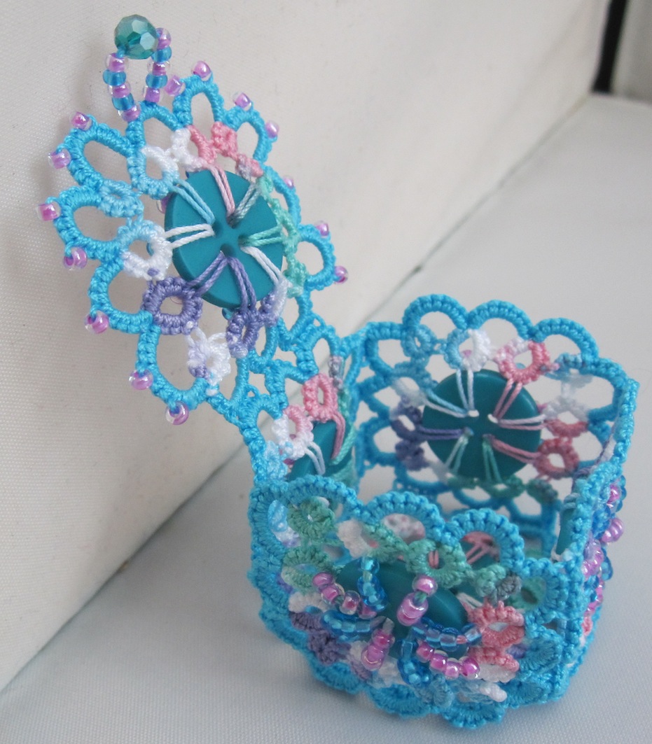 Tatting and not a lot else! Blue box