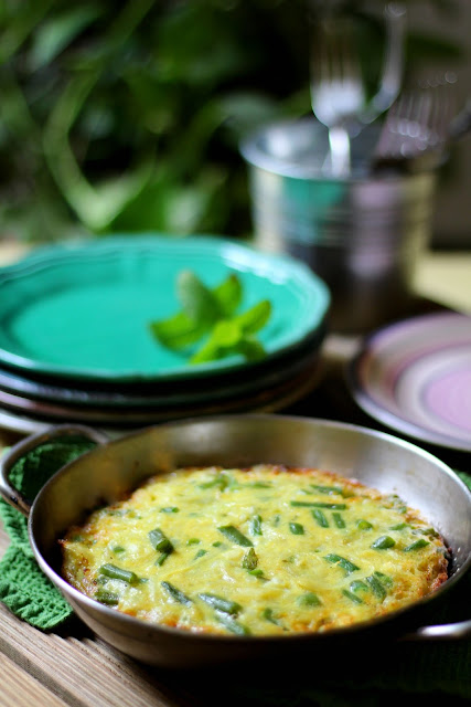 frittata di fagiolini