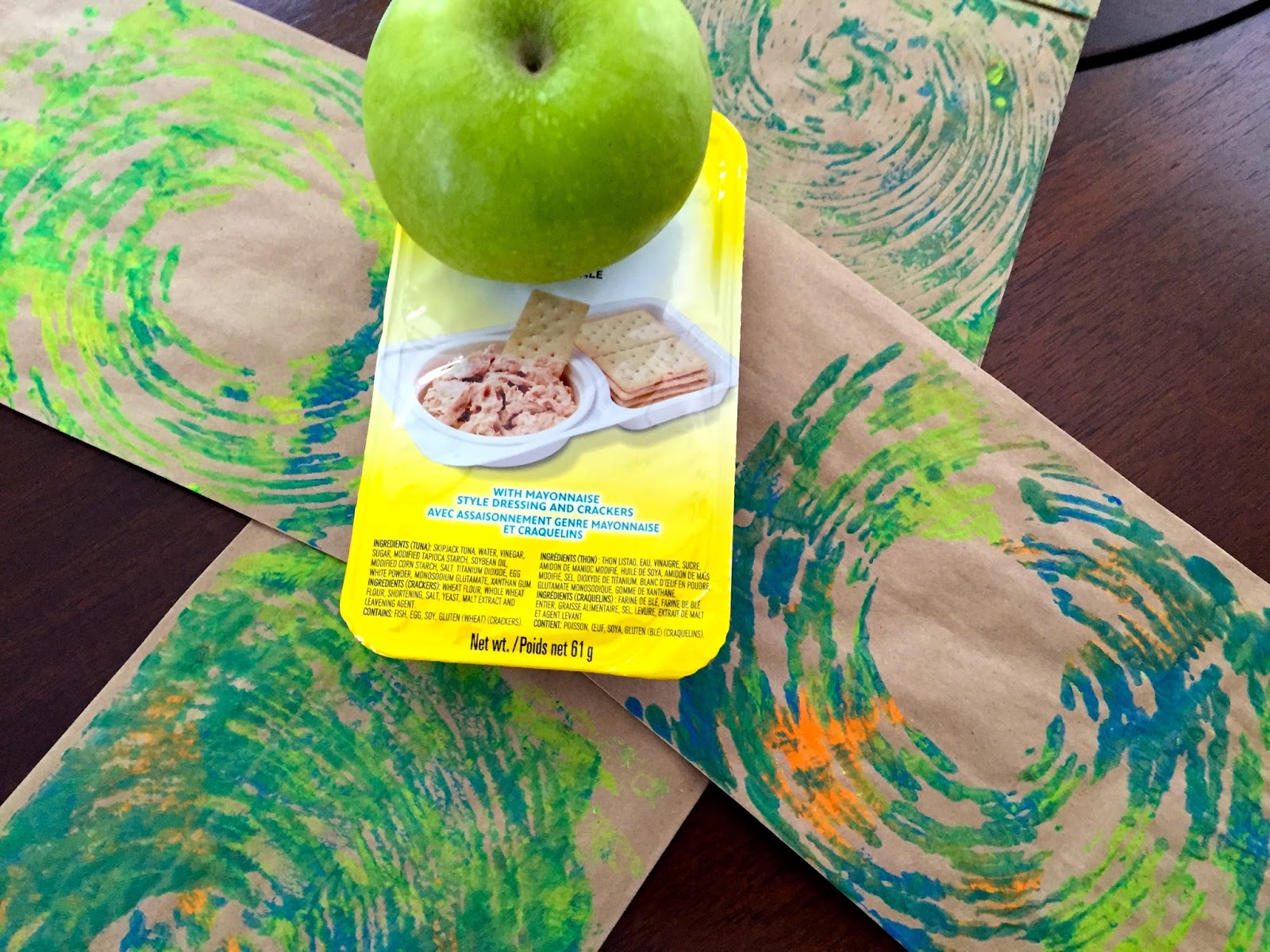 Annmakes DIY Pretty Paper Lunch Bags with Gel Press®