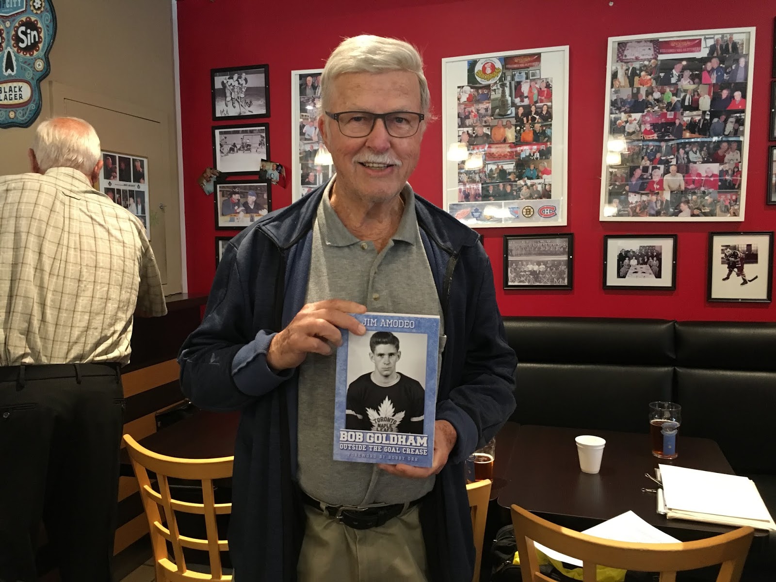 Hockey Then & Now PHOTO GALLERY BOB GOLDHAM OUTSIDE THE GOAL CREASE