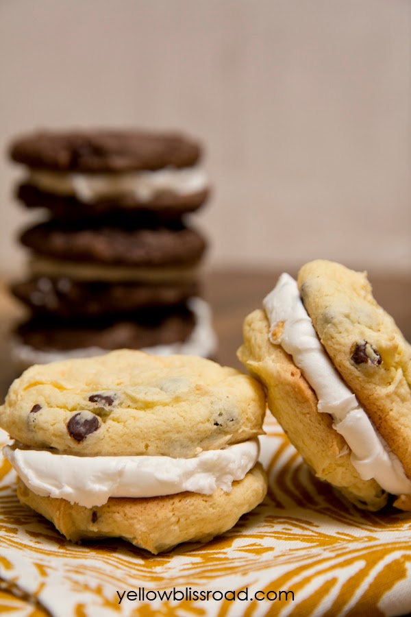 Cake Mix Cookie Sandwiches A Neater Alternative to Cupcakes Yellow Bliss Road