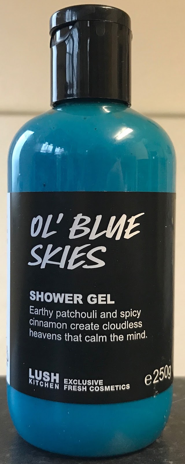 All Things Lush UK Ol' Blue Skies is Back Shower Gel