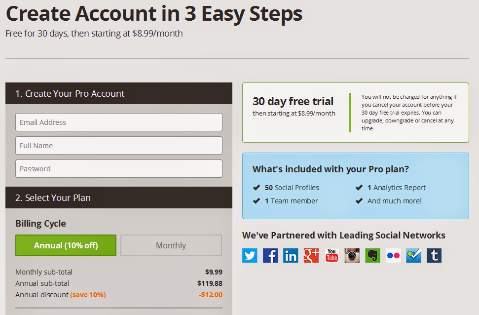Hootsuite Create Account in 3 Easy Steps.