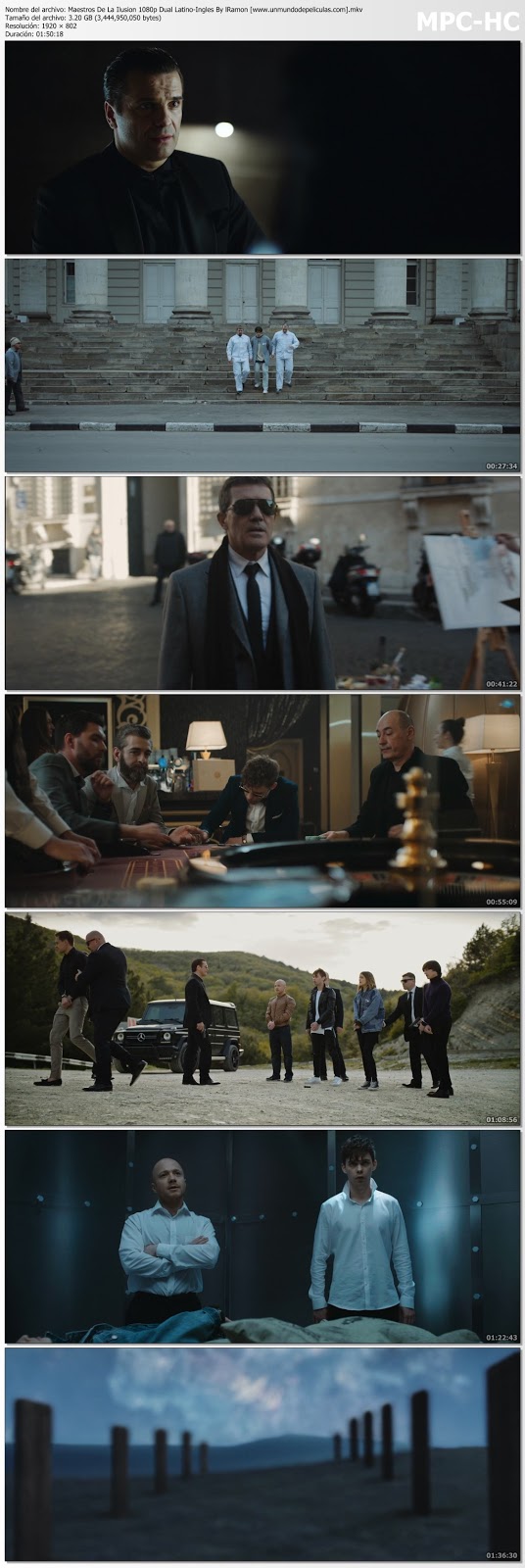 Capturas de la película.