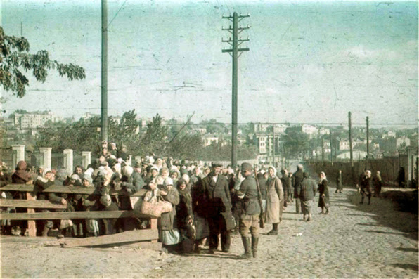 Сентябрь 1941 Киев, фотография Хэле, Стадион "Зенит"