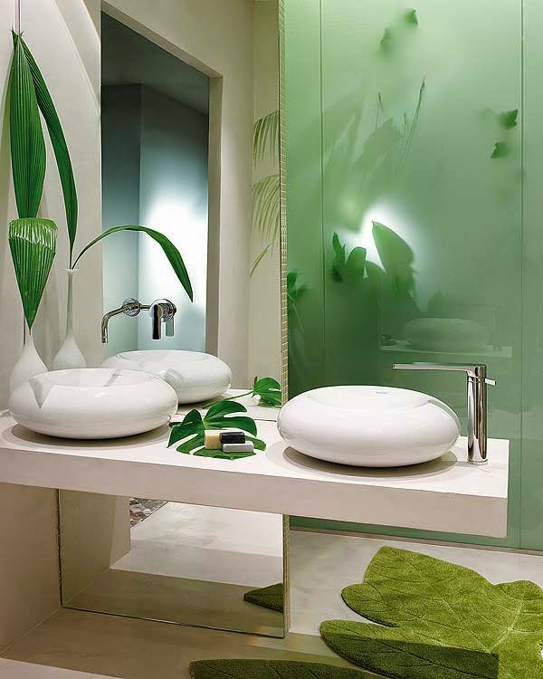 Inspired by nature bathroom design
