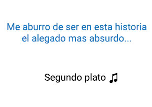Voz Veis Segundo Plato significado de la canción.