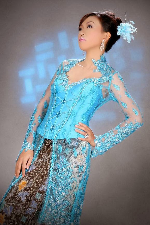 Model Kebaya Warna Biru  newhairstylesformen2014.com