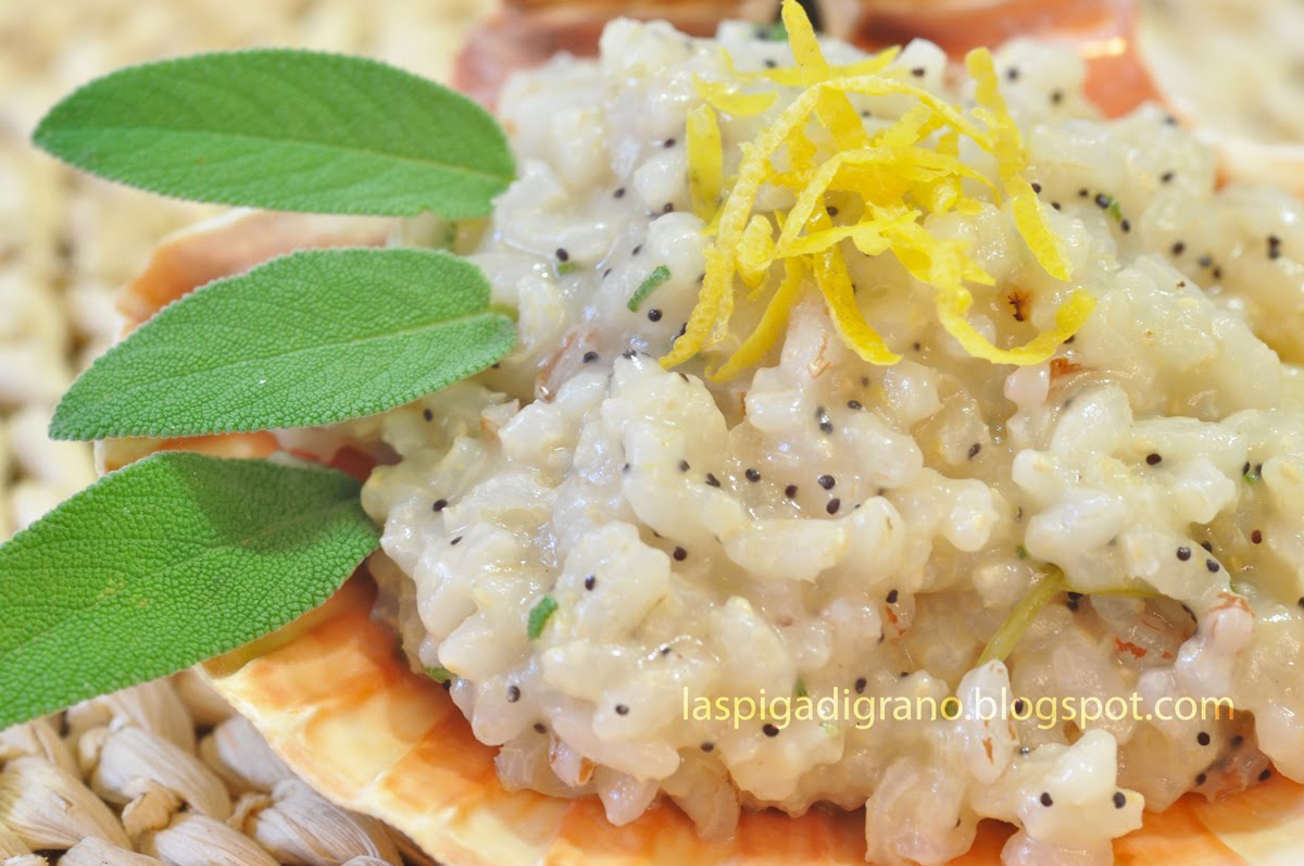 LA SPIGA DI GRANO: Risotto al limone e salvia