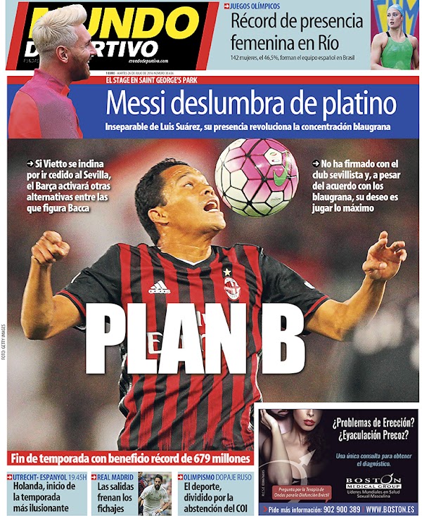 FC Barcelona, Mundo Deportivo: "Plan B"