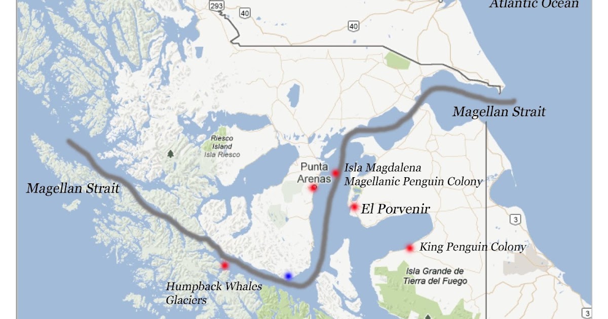 Magellan Route Map