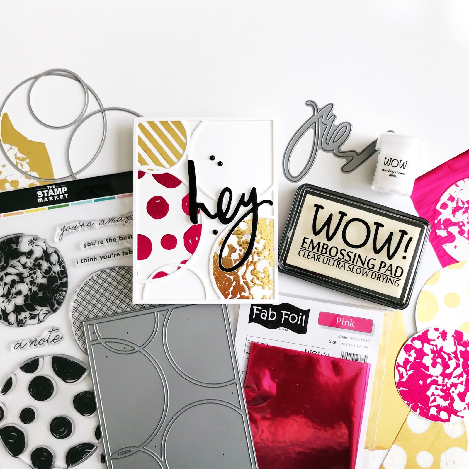 Foiling With WOW Bonding Powder