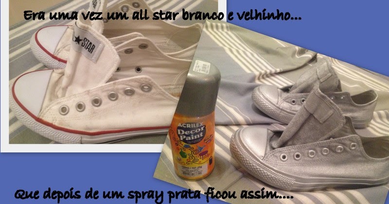 Caminho trilhado Um velho all star e a arte do DIY