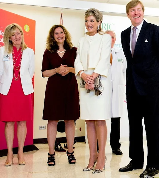 King Willem-Alexander and Queen Maxima of The Netherlands visits Rehabilitation Institute Chicago in Chicago. United States