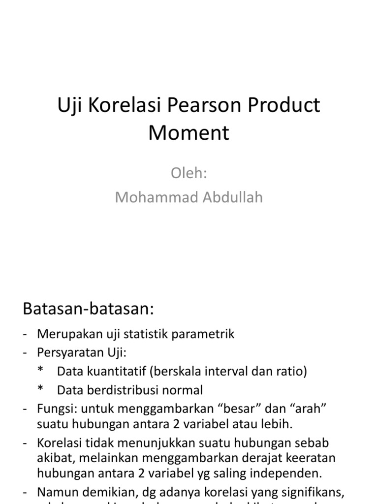 rumus korelasi product moment wood scribd indo