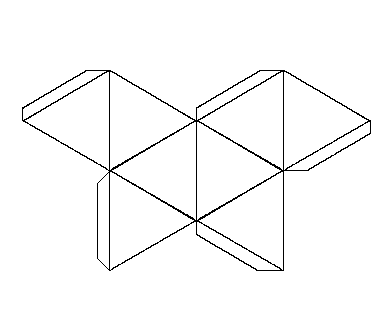 Собранный октаэдр. Развертка правильного октаэдра. Октаэдр развертка для склеивания а4. Правильный октаэдр развертка для склеивания. Схема правильного октаэдра для склеивания.