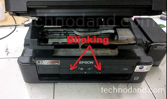 Perbaikan Printer Epson L220 Error Blinking Paper Jam