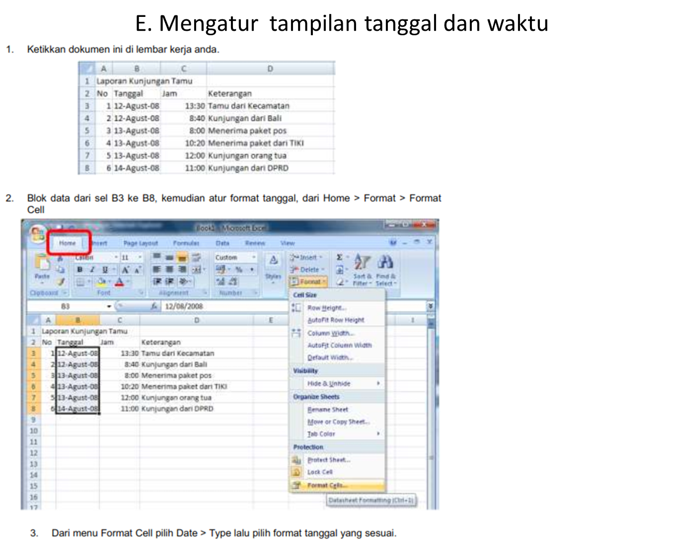 MATERI TIK KELAS XI SEMESTER 2 &quot;MODUL 4 EXCEL&quot;