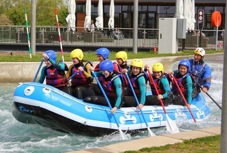 White water rafting at Lee Valley White water rafting at Lee Valley