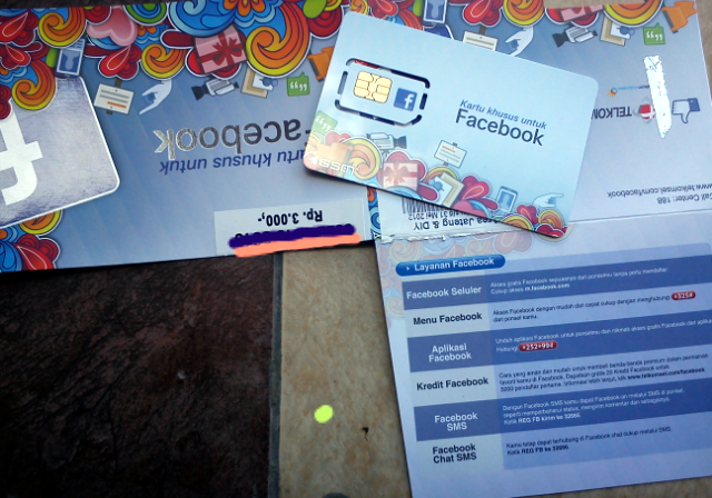 Kartu Facebook Dari Telkomsel