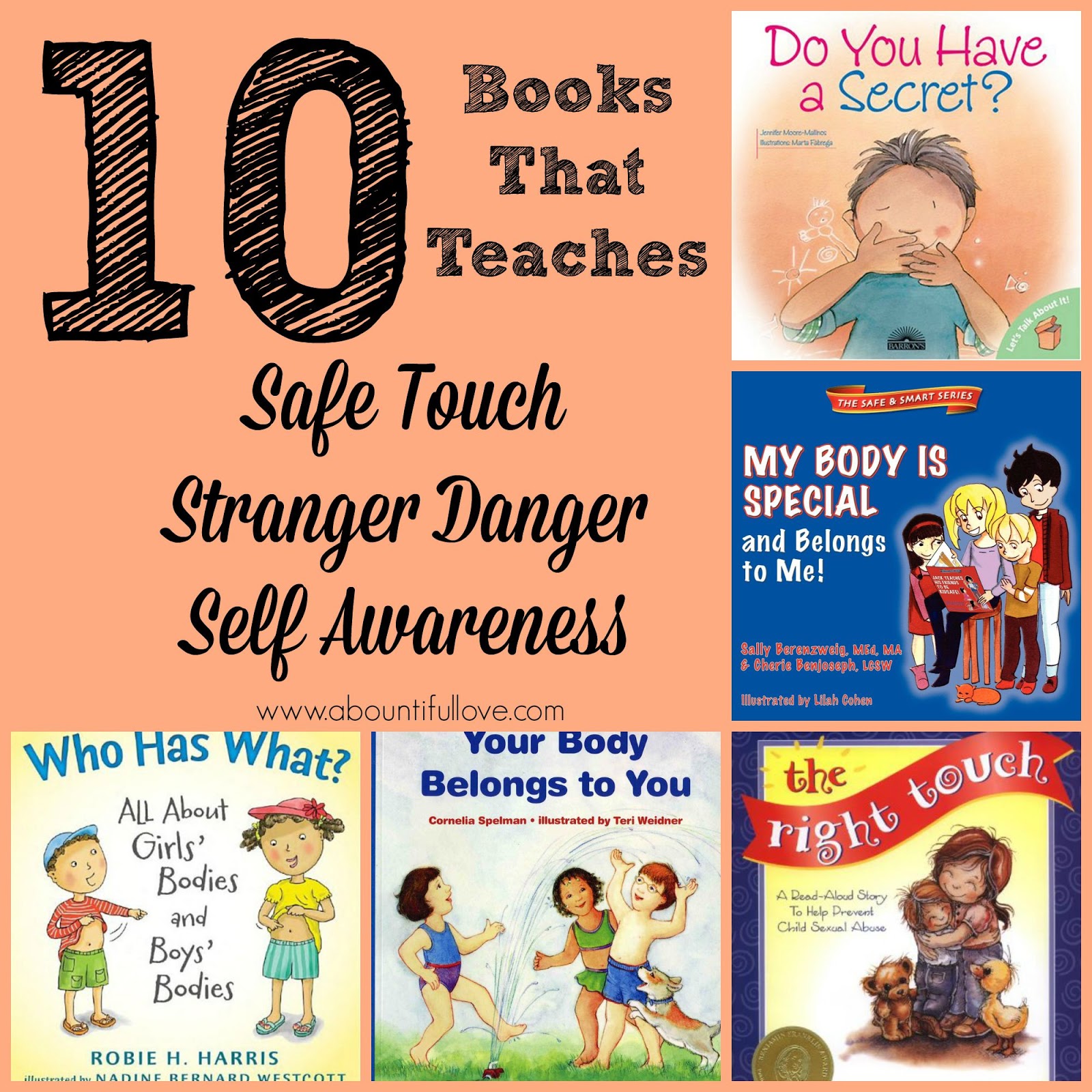 10 Books That Teaches Safe Touch, Stranger Danger and Self Awareness