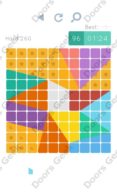 Blocks & Shapes [Hard] Level 260 Solution ~ Doors Geek