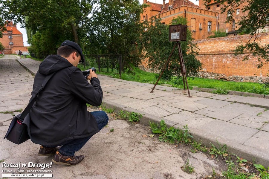 Gniewski Szlak ze starymi aparatami fotograficznymi