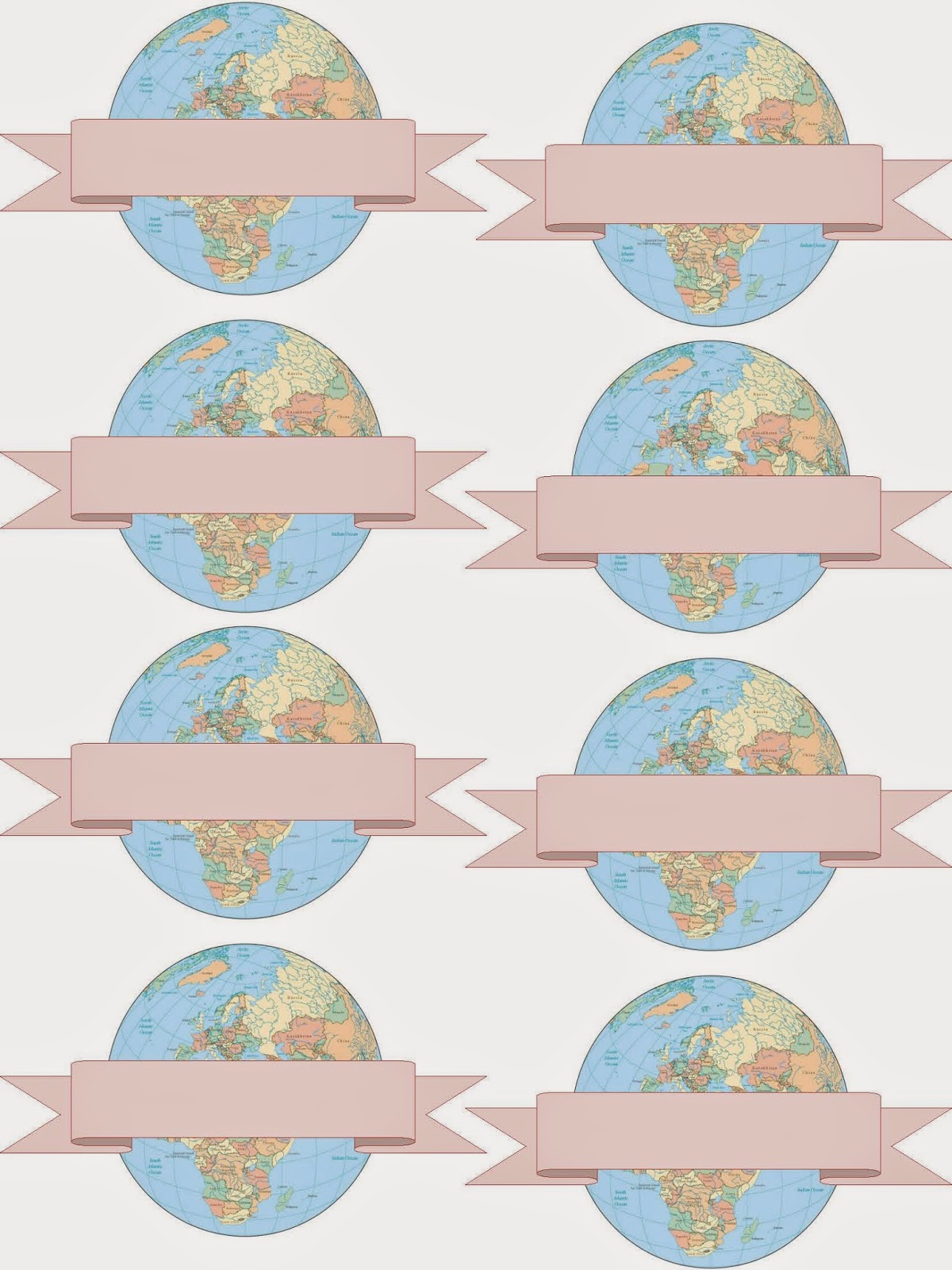 Hooked On Oakland Around the world name tags