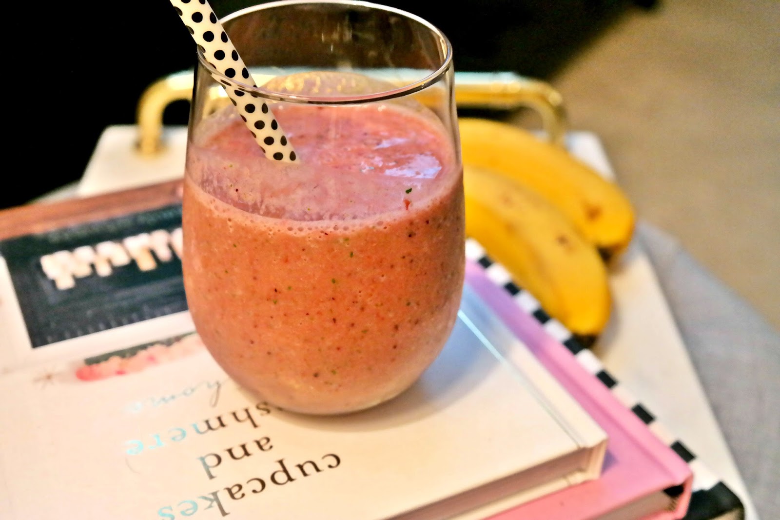 Smoothie with Strawberries and banana