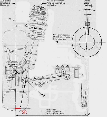 Montant De Suspension Avant Lancia Montecarlo Original - Réf. OE 4343536 - Neuf