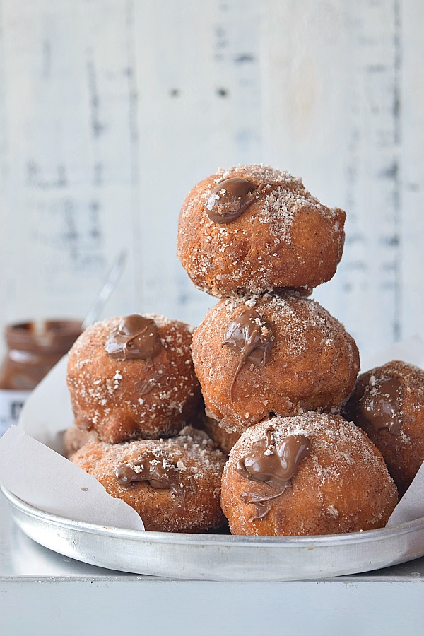 Cinnamon Sugar Donuts get a new look with filled Nutella