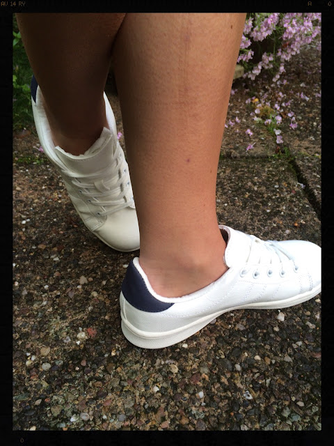 My Midlife Fashion Marks and Spencer lace up Trainers with insolia Flex