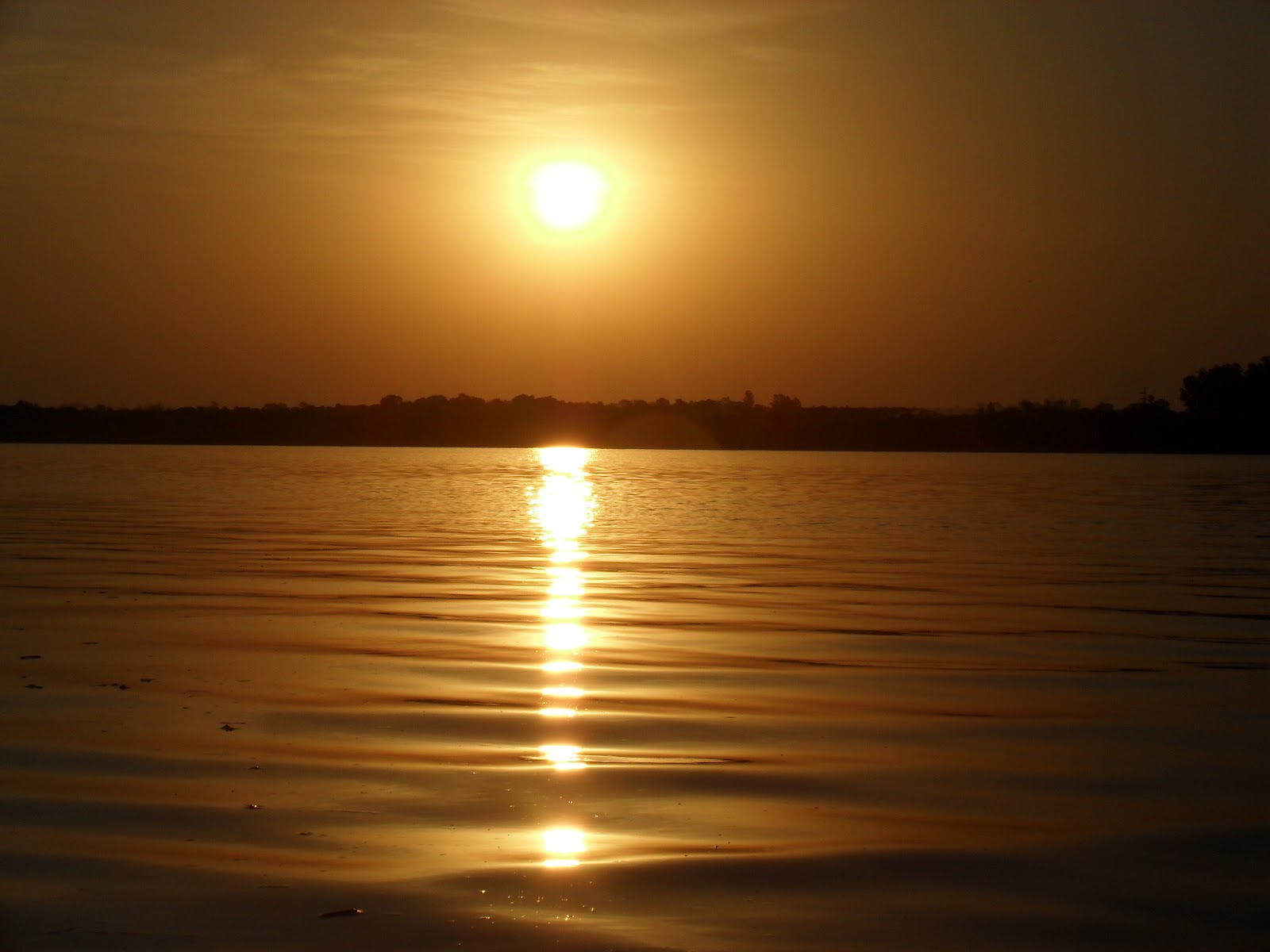 Ação pelo Rio Uruguai: Pôr do Sol no Rio Uruguai
