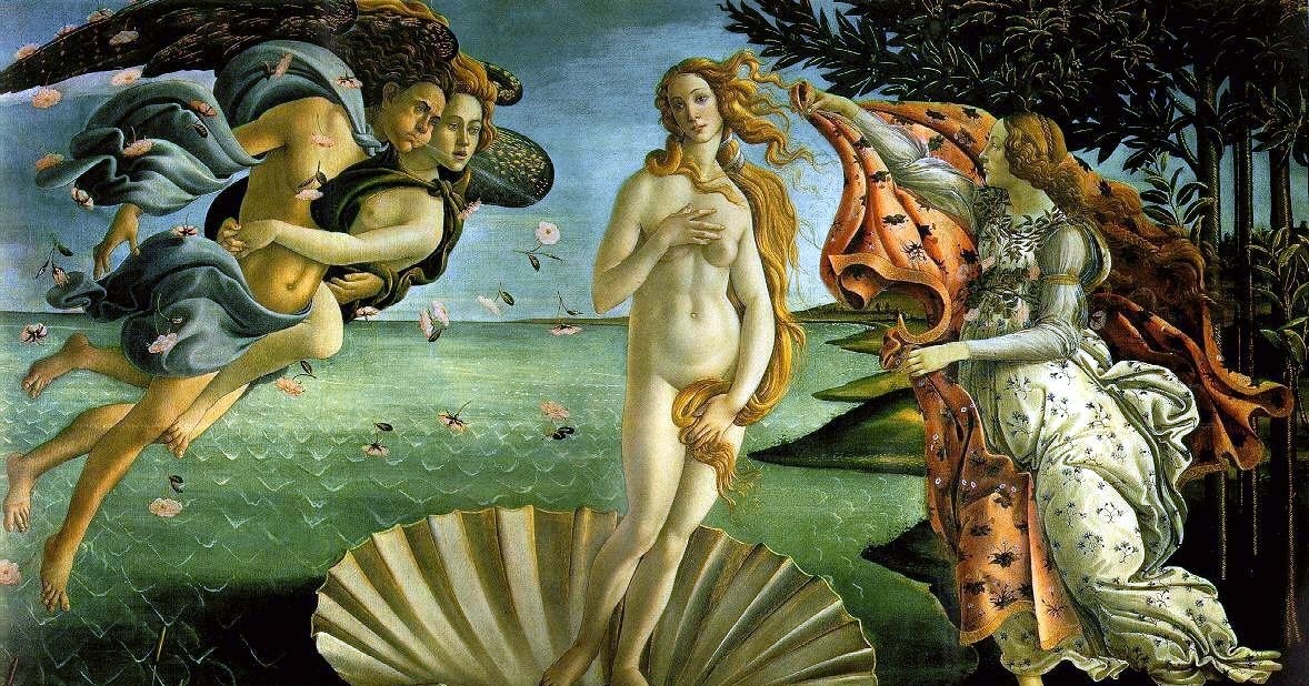Consejo Trascender Aprendiz HISTORIA DEL ARTE : temas, imágenes y comentario: BOTTICELLI. El nacimiento  de Venus