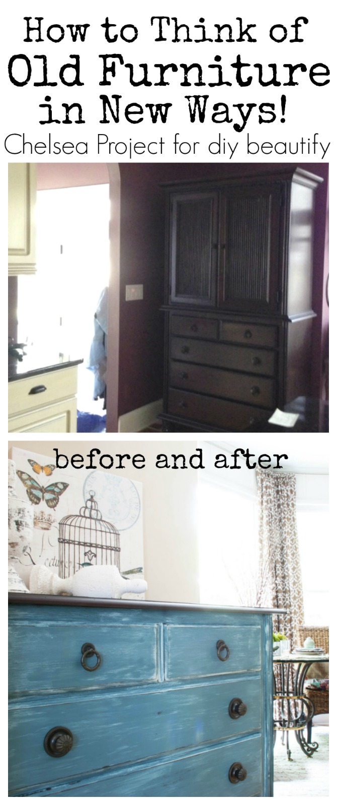 How to Repurpose Old Furniture in New Ways DIY beautify